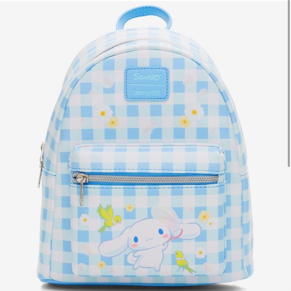 Loungefly Cinnamoroll Daisy Gingham Mini Backpack BRAND NEW IN PACKAGING